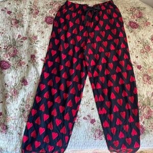 NWT Deadstock Victoria’s Secret heart pj pants